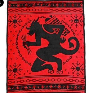 SOURPUSS KRAMPUS BLANKET NWT